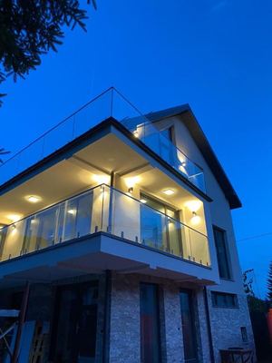 Vila iarna, printre brazi